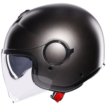 AGV Eteres Solid Asfalto Grey Open Face Helmet