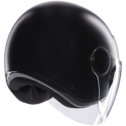 AGV Eteres Solid Matt Black Open Face Helmet