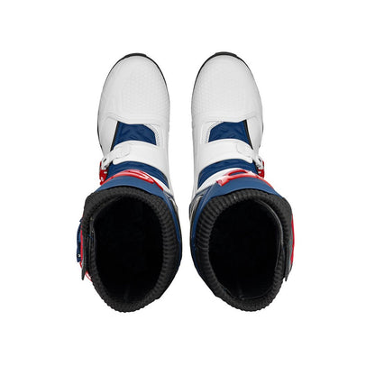 Sidi X-Power SC CE Boots White Navy Red