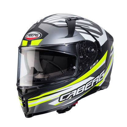 Caberg Avalon X Kira Matt Black Grey Yellow Full Face Helmets