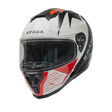 Spada Raiden 2 Thunder Black White Red Full Face Helmet