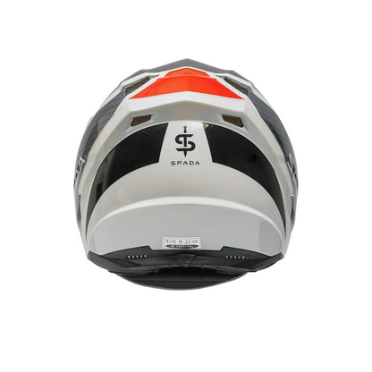 Spada Raiden 2 Thunder Black White Red Full Face Helmet