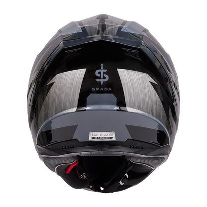 Spada Raiden 2 Thunder Black Grey Full Face Helmet