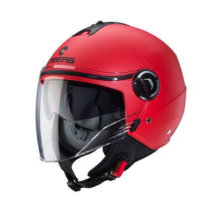 Caberg Riviera V4X Matt Red Open Face Helmet