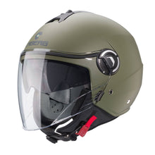 Caberg Riviera V4X Matt Military Green Open Face Helmet#