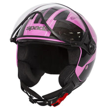 Spada Hellion 06 Twist Pink Open Face Helmet