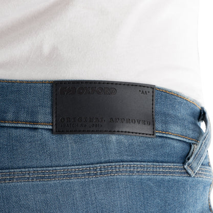 Oxford AA Straight Jeans Mid Blue Regular 32 Length