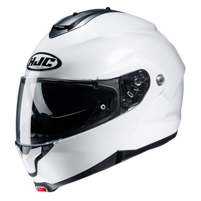 HJC C91N Pearl White Flip Front Helmet
