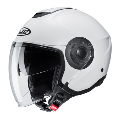 HJC I40N Pearl White Open Face Helmet