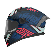 MT Braker SV Zebra C7 Matt Black Blue Full Face Helmet