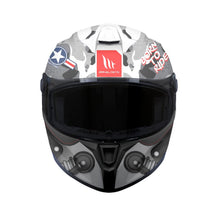 MT Targo S Patton AO Gloss White Camo Full Face Helmet