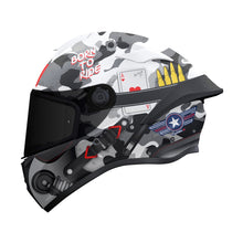 MT Targo S Patton AO Gloss White Camo Full Face Helmet