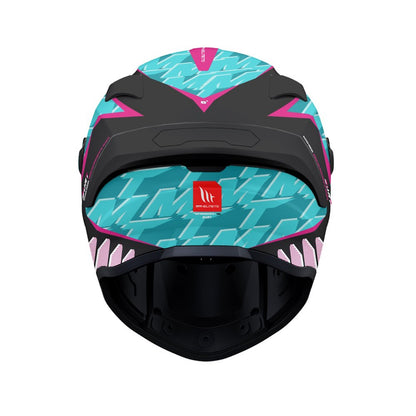 MT Targo S Surt C8 Matt Black Blue Purple Full Face Helmet