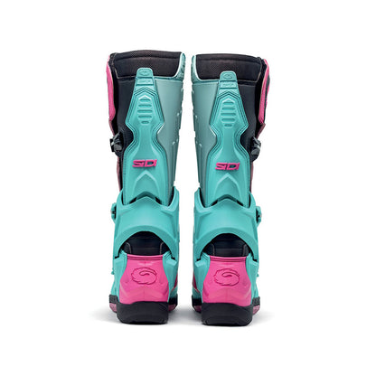 Sidi Crossair CE Motocross Boots Mint Black Pink