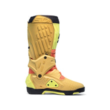 Sidi Crossair CE Motocross Boots Gold Lime