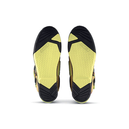 Sidi Crossair CE Motocross Boots Gold Lime