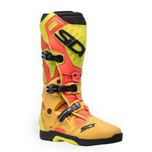 Sidi Crossair CE Motocross Boots Gold Lime