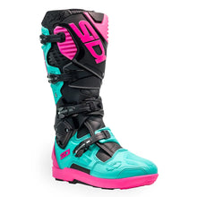 Sidi Crossfire 3 SRS CE Motocross Boots Black Mint Pink