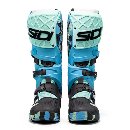 Sidi Crossair X CE Motocross Boots Messy Cyan