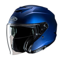 HJC I31 Semi Flat Metallic Blue Open Face Helmet