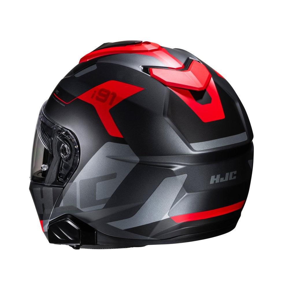 HJC I91 Carst MC1SF Red Flip Front Helmet
