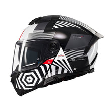 MT Atom 2 Strange B2 Gloss Black Flip Front Helmet
