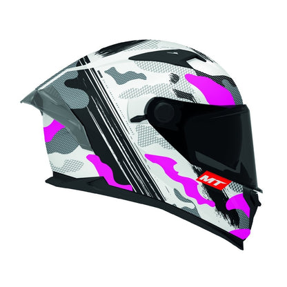 MT Braker Crossover A8 Matt Pink Full Face Helmet