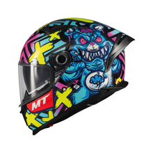 MT Braker Crazy Teddy B7 Gloss Multi Full Face Helmet