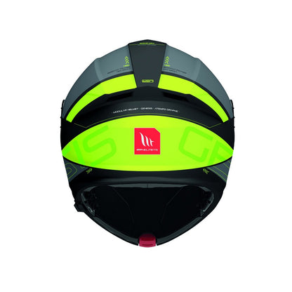 MT Genesis Atempo B3 Gloss Fluo Flip Front Helmet