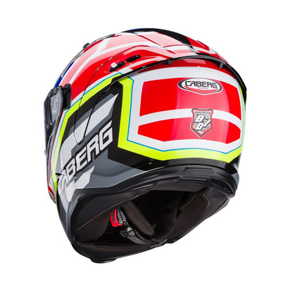 Caberg Avalon X Track Black Yellow Red Blue Full Face Helmet