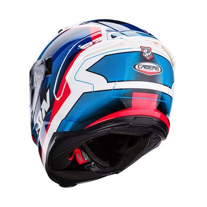 Caberg Avalon X Optic White Blue Red Full Face Helmet