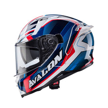 Caberg Avalon X Optic White Blue Red Full Face Helmet