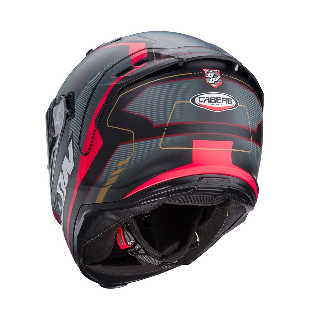 Caberg Avalon X Optic Black Grey Red Full Face Helmet