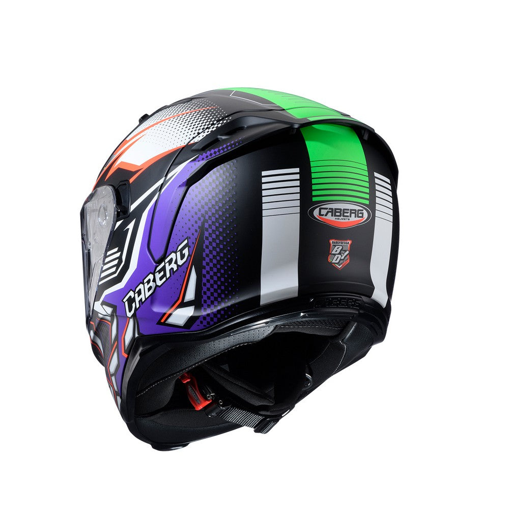 Caberg Avalon X Gurkha Black Grey Orange Fluo Full Face Helmet