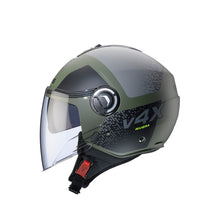 Caberg Riviera V4X Alpha Matt Military Green Black Grey Open Face Helmet