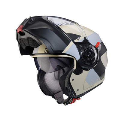 Caberg Duke Evo Indy Matt Sand Black Grey Flip Front Helmet