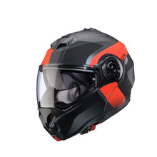 Caberg Duke Evo Indy Matt Gun Metal Red Fluo Black Flip Front Helmet