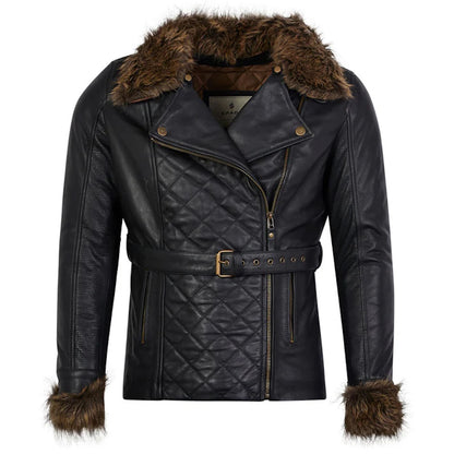 Spada Lancer Leather Jacket Ladies Black