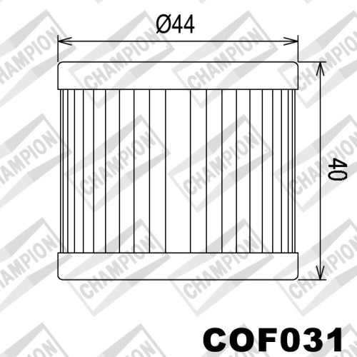 COF031 Champion Oil Filter Paper