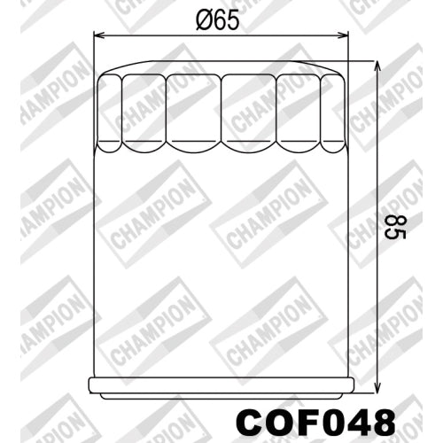 COF048 Champion Oil Filter Cannister