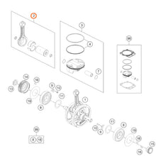 79530015044 Genuine KTM Con Rod Repair Kit SXF 450 2021 - 2024