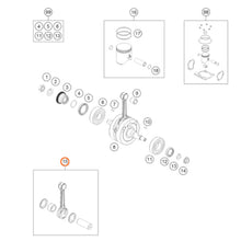 50430015044 Con Rod Repair Kit KTM Husqvarna SX TC EXC 125 150 2016 - 2024