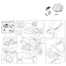 Ducati Multistrada 2019 - 2020 Genuine Lock Set Kit 59821961A