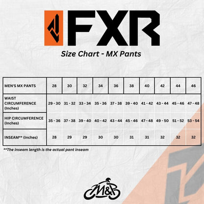 FXR Clutch Motorcross Pants Black Sherbert