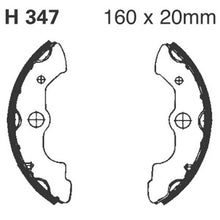 H347 EBC Brake Shoes
