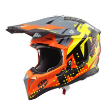 KTM Aviator 3.0 Motocross Black Grey Yellow Helmet