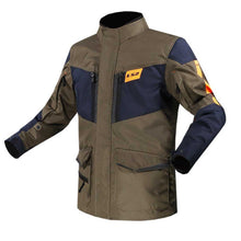 LS2 Metropolis Evo Mens Jacket Khaki Blue Orange
