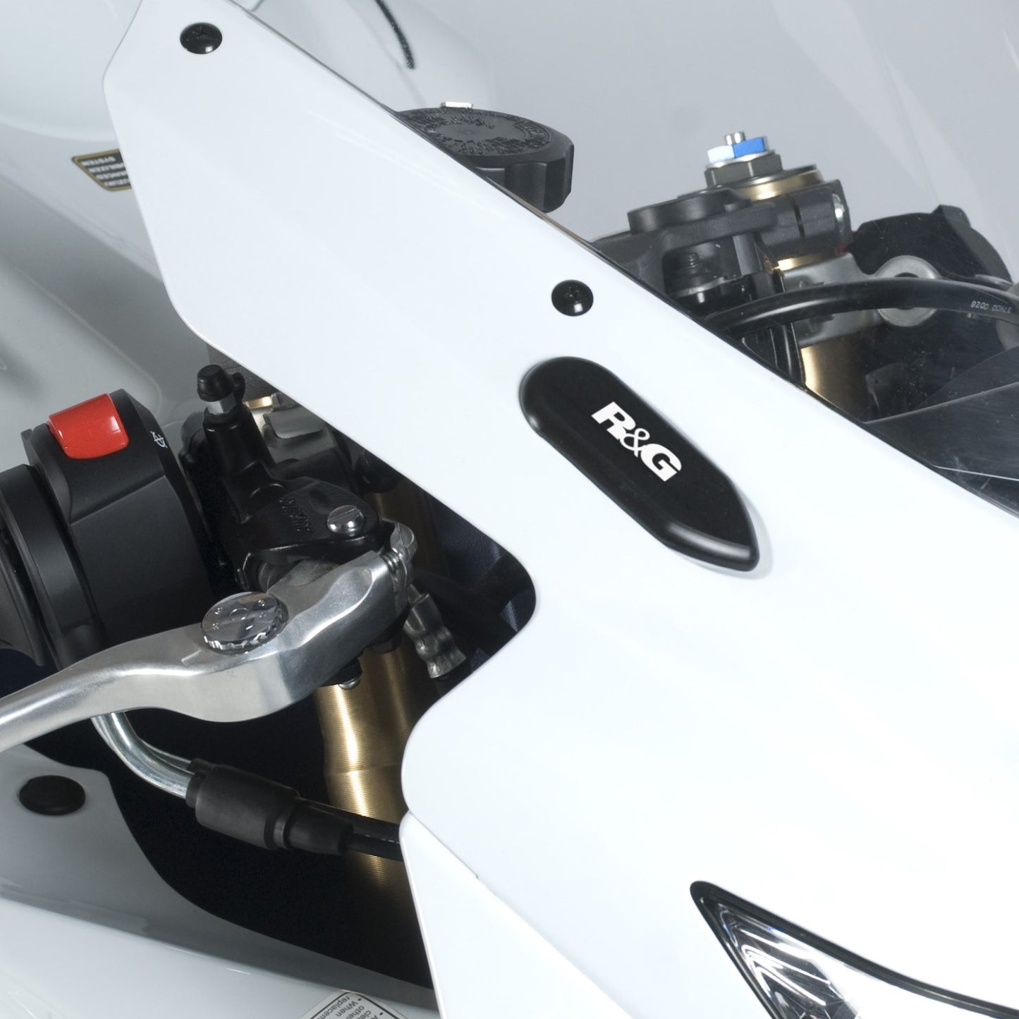 GSXR600/750 06-10 Mirror Blanking Plates Black