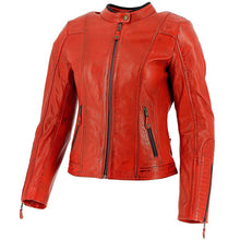 Richa Lausanne Lady Leather Jacket Red