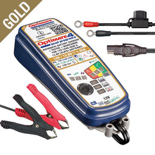 Optimate 4 Quad Program 12v Motorcycle Battery Charger Optimiser SAE Connector